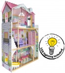 Grande maison de poupée avec ascenseur + LED 