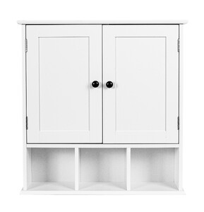 Armoire Universelle Blanche MEGHAN avec 3 étagères