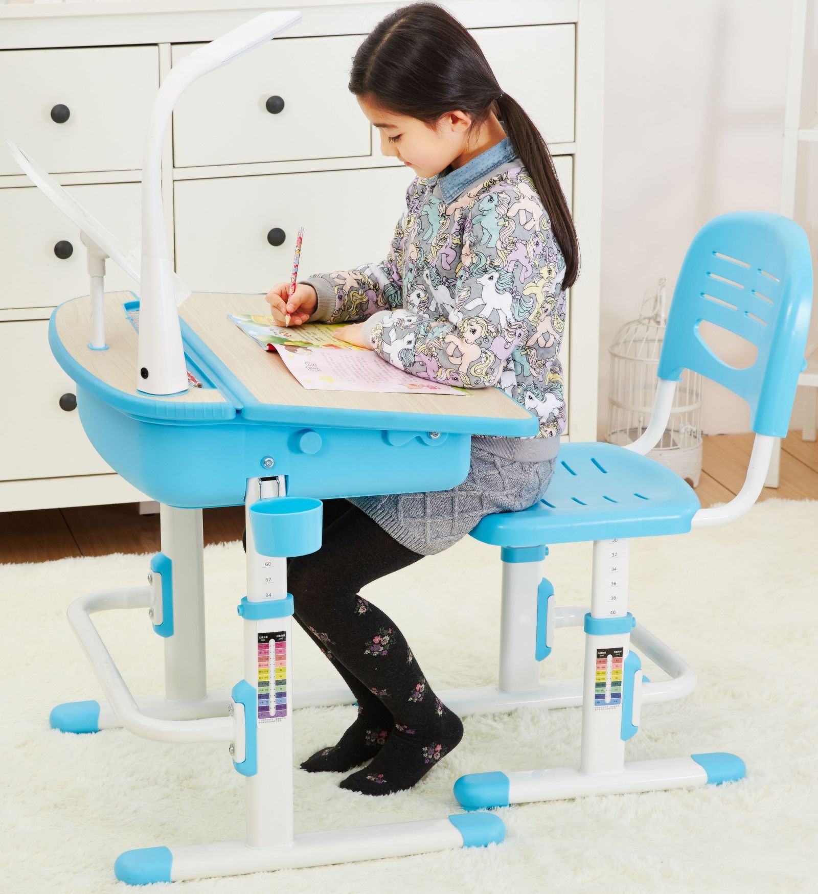 Chaise Bureau enfant junior ergonomique LAB (bleu) - Chaise - Fauteuil  bureau BUT