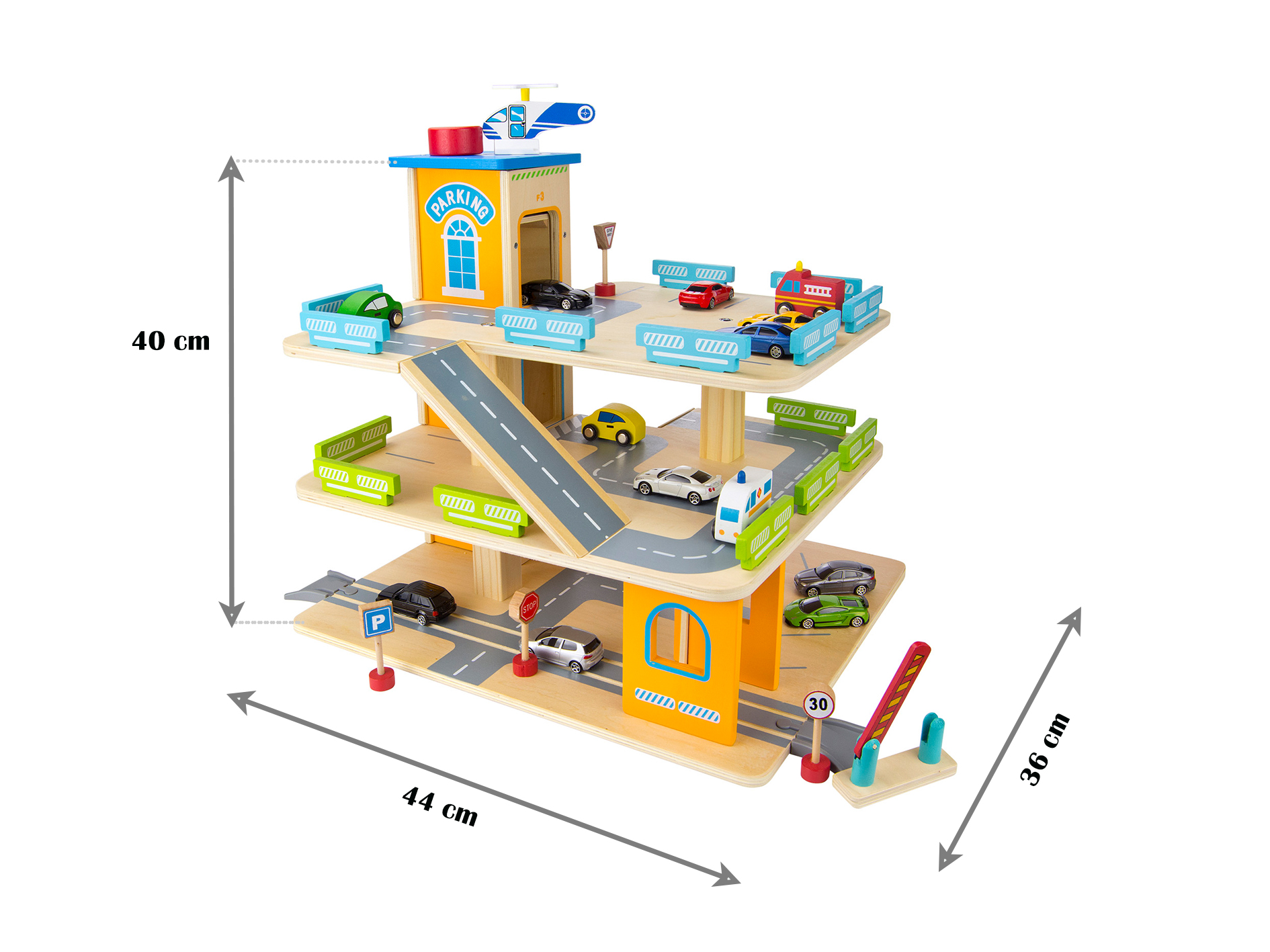 Circuit et Parking Garage Voiture pour enfants 6 étages | MOLTO